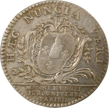 France Jeton Argent, Grands Maîtres de l\'Université de Paris - 1747