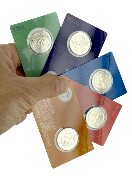 Catalogue des pièces de 2 euros commémoratives 2024. - Simpson