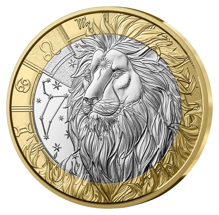 France Lion - 5 Euros 2025 - Collection Astrologie