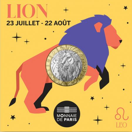 France Lion - 5 Euros 2025 - Collection Astrologie