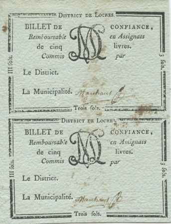 France Loches District -1792 - Classé R5 !