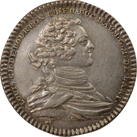 France Louis Charles De Bourbon - Jeton Argent, Artillerie - 1747