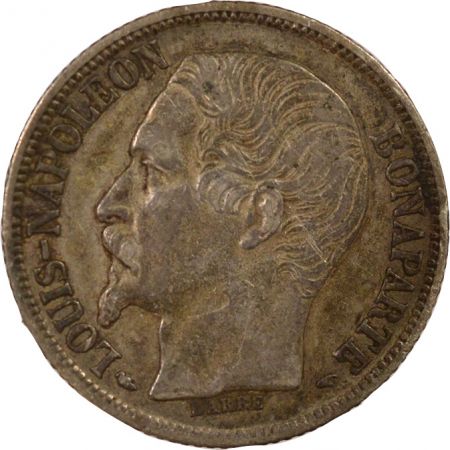 France Louis-Napoléon Bonaparte - 1 Franc Argent - 1852 A Paris