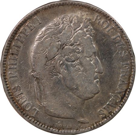 France LOUIS PHILIPPE - 5 FRANCS ARGENT 1832 A PARIS \ Type Domard, 2e Retouche\ 