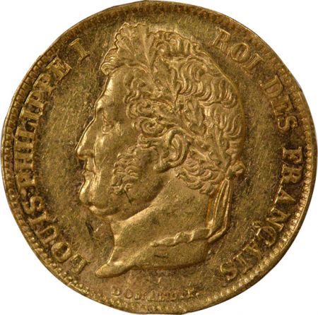 France Louis Philippe I - 20 Francs Or, Domard, Tête laurée - 1840 A Paris