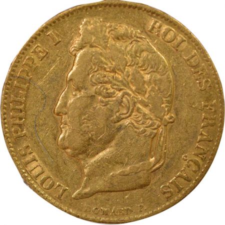 France Louis Philippe I - 20 Francs Or, Type Domard - 1839 A Paris