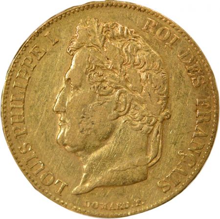 France Louis Philippe I - 20 Francs Or, Type Domard - 1841 A Paris