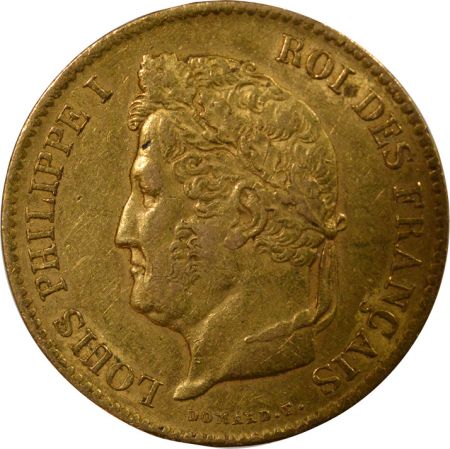 France Louis Philippe I - 40 Francs Or - 1834 A Paris