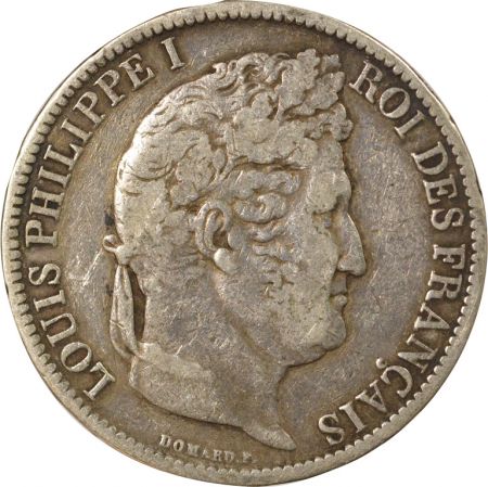 France Louis Philippe I - 5 Francs Argent, Tr. en relief - 1831 H La Rochelle