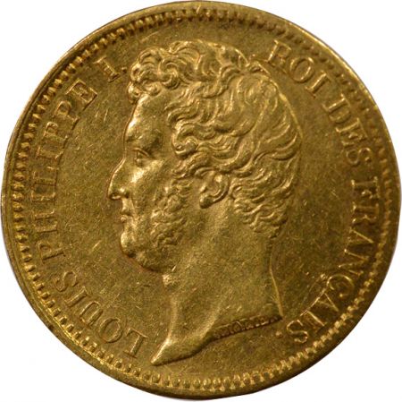 France Louis Philippe Ier - 20 Francs Or, tranche en creux - 1831 A Paris