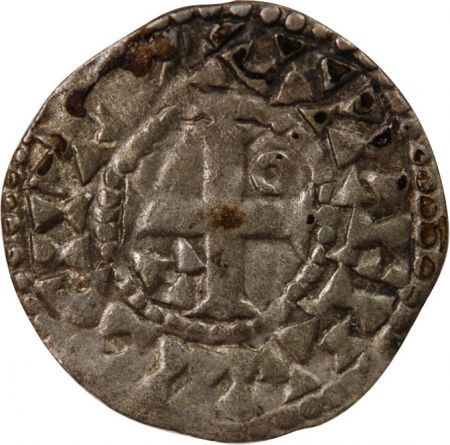 France LOUIS VI LE GROS - DENIER ARGENT ORLEANS 1110 / 1130