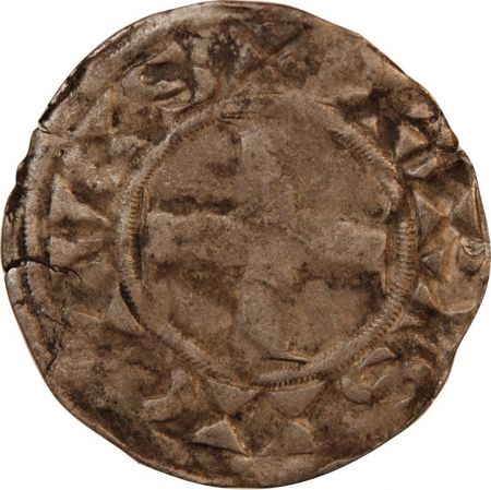 France Louis VII Le Jeune - Denier Parisis 1137 / 1180