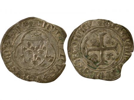 France Louis XI - Blanc à la Couronne, 1e Emission - 1461 / 1474 Rouen