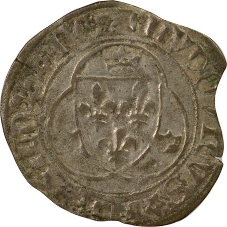 France Louis XI - Blanc à la Couronne, 1e Emission - 1461 / 1474 Rouen