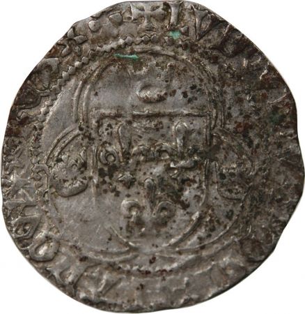 France LOUIS XI - BLANC A LA COURONNE 1461 / 1483 SAINT POURCAIN