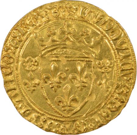 France Louis XI - Ecu d\'Or à la Couronne, 1e Emission - 1461 / 1474 Bourges