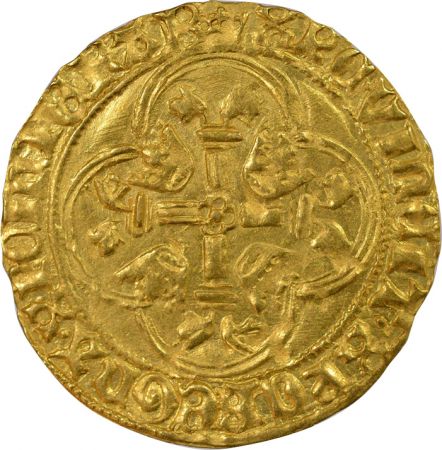 France Louis XI - Ecu d\'Or à la Couronne, 1e Emission - 1461 / 1474 Bourges