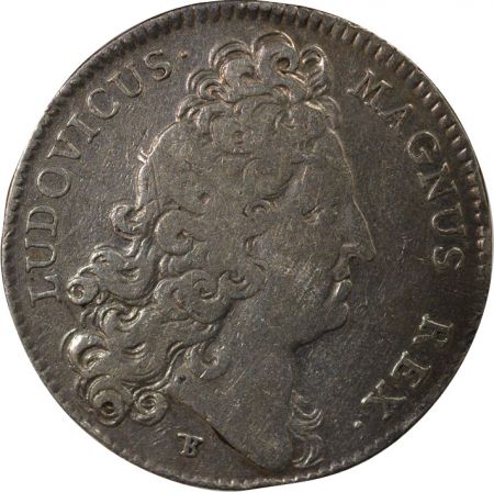 France Louis XIV - Jeton Argent, Etats de Bretagne - 1709 Saint Brieuc