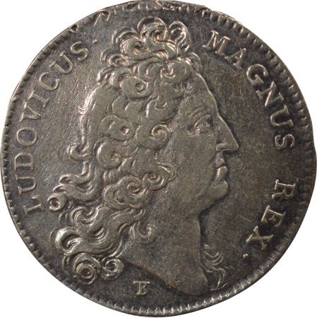 France Louis XIV - Jeton Argent, Etats de Bretagne - 1711 Dinan