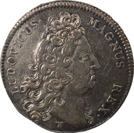 France Louis XIV - Jeton Argent, Etats de Bretagne - 1713 Dinan