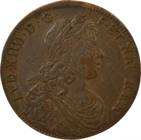 France Louis XIV - Jeton Cuivre - 1645