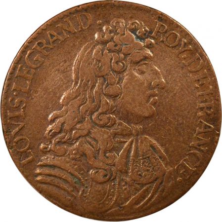 France Louis XIV - Jeton Cuivre, Trêve de Ratisbonne - Nuremberg