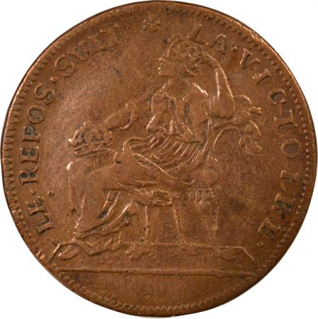 France Louis XIV - Jeton Cuivre, Trêve de Ratisbonne - Nuremberg