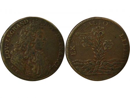 France Louis XIV - Jeton de Compte Laiton - 1682 Nuremberg