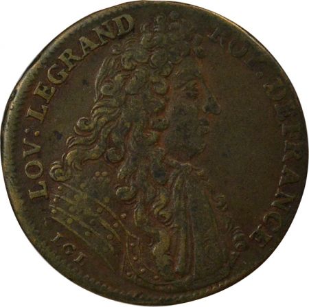 France Louis XIV - Jeton de Compte Laiton - 1682 Nuremberg