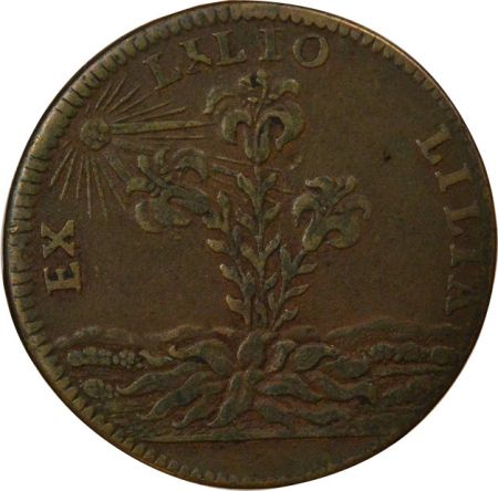 France Louis XIV - Jeton de Compte Laiton - 1682 Nuremberg