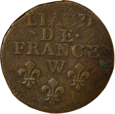 France Louis XIV - Liard, au Buste âgé - 1707 W Lille