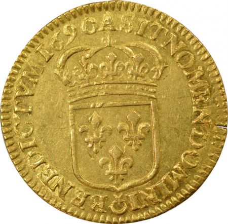 France Louis XIV - Louis d\'Or à l\'Ecu - 1690 A Paris