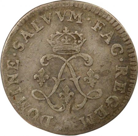 France Louis XIV - Quadruple Sol aux deux L - 1691 A Paris