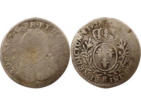 France Louis XV - 1/10 Ecu Argent, au Buste habillé - 1728 R Orléans