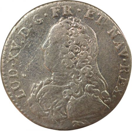 France Louis XV - 1/10 Ecu Argent, au Buste habillé - 1729 A Paris