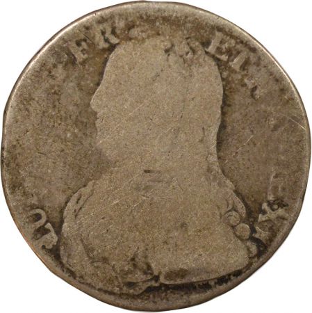 France Louis XV - 1/2 Ecu Argent, au Buste habillé - 1730 M Toulouse