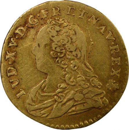 France Louis XV - 1/2 Louis d\'Or au Buste Habillé - 1726 O Riom