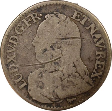 France Louis XV - 1/5 Ecu Argent, au Buste habillé - 1728 A Paris