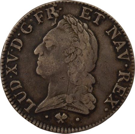 France Louis XV - Ecu Argent, à la Vieille Tête - 1773 L Bayonne