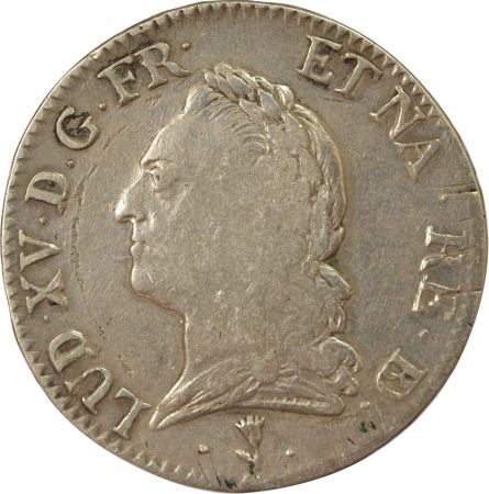 France Louis XV - Écu Argent du Béarn, à la Vieille Tête - 1773 Pau