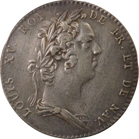 France Louis XV - Jeton Argent, Académie Française - ND (1732 / 1734)