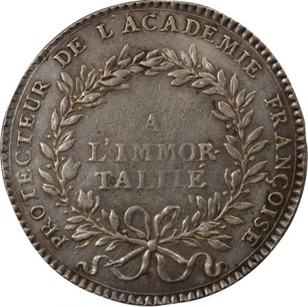 France Louis XV - Jeton Argent, Académie Française - ND (1732 / 1734)