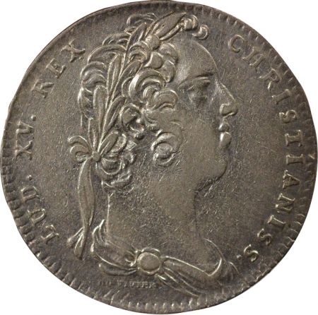 France Louis XV - Jeton Argent, Etats de Bretagne - 1732 Rennes