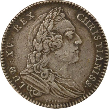 France Louis XV - Jeton Argent, Etats de Bretagne - 1764 Rennes