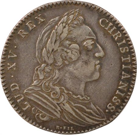 France Louis XV - Jeton Argent, Etats de Bretagne - 1764 Rennes