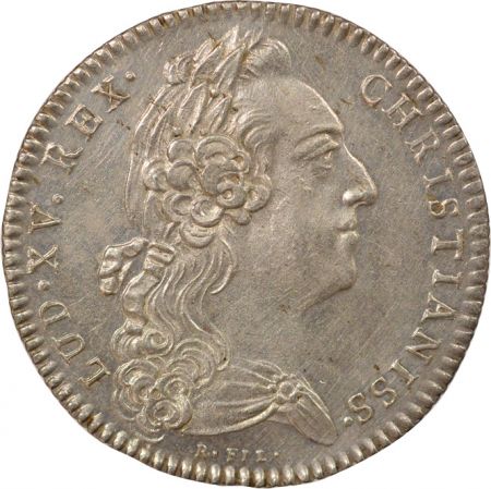 France Louis XV - Jeton Argent, Etats de Bretagne - 1772 Rennes