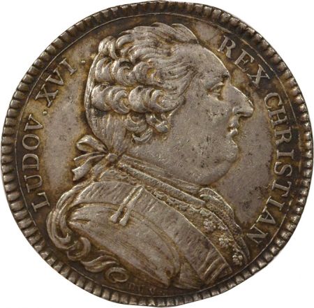 France Louis XV - Jeton Argent, Etats de Bretagne - 1788 Rennes