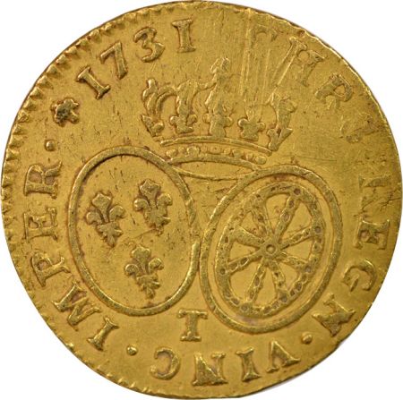 France Louis XV - Louis d\'Or, au Buste Habillé - 1731 T Nantes