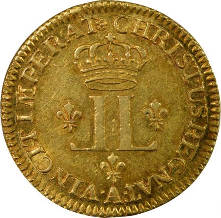 France Louis XV - Louis d\'Or, aux deux L couronnés - 1720 A Paris