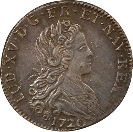 France Louis XV - Petit Louis Argent - 1720 A Paris